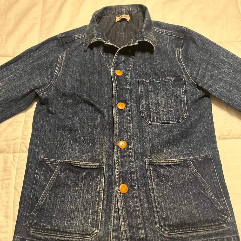 Taylor Stitch Ojai Jacket - Indigo Herringbone - 38